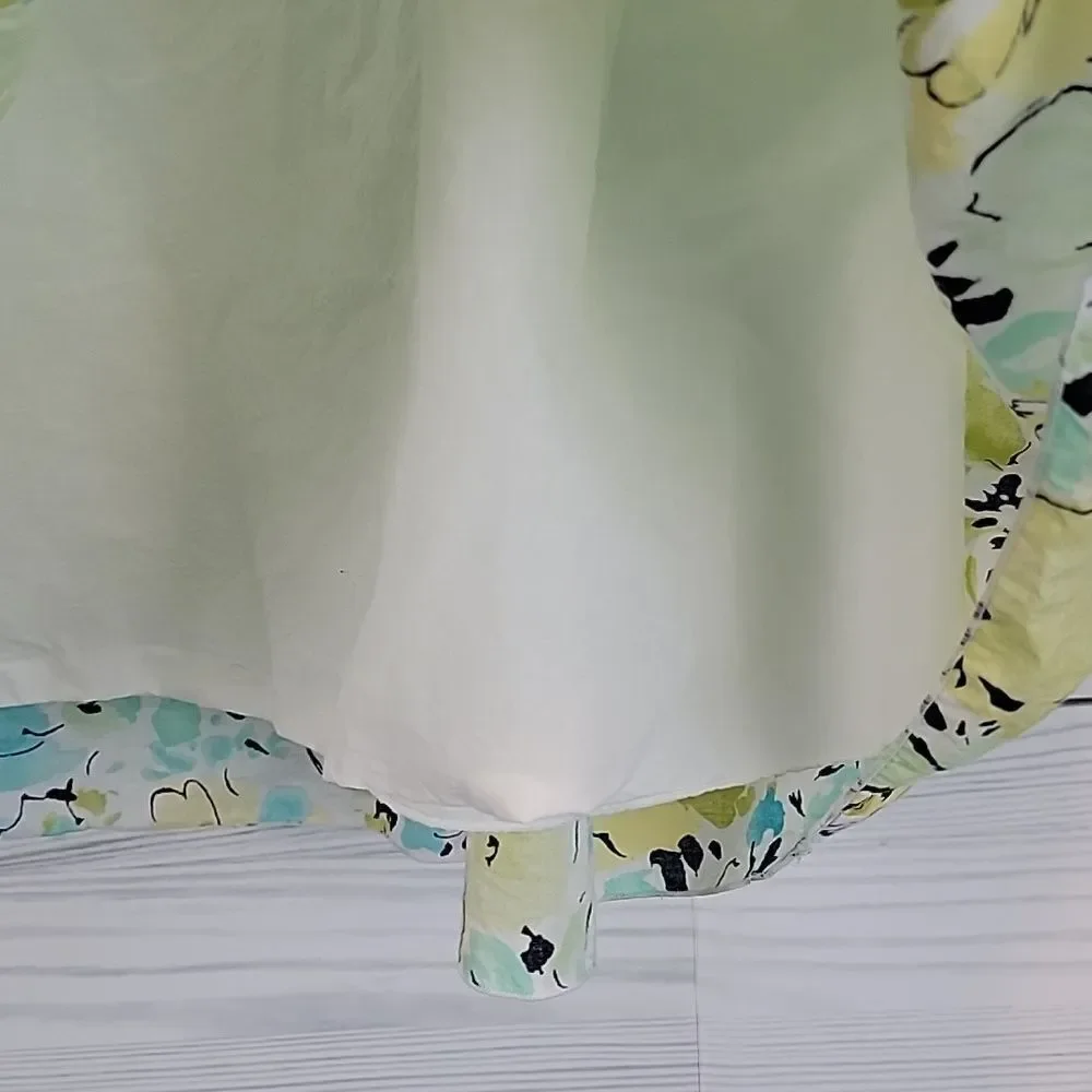 Nine West floral print mini skirt with pleats Women's Size 10